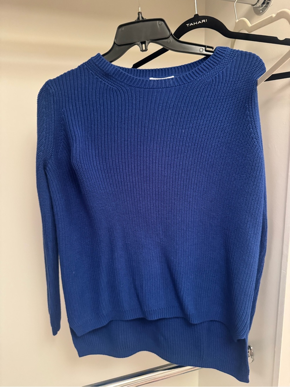 525 America Royal Blue Crewneck Knit Sweater
